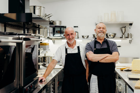 Jaymie and Stuart, the team behind Range Tasmania at Cackleberry Farm
