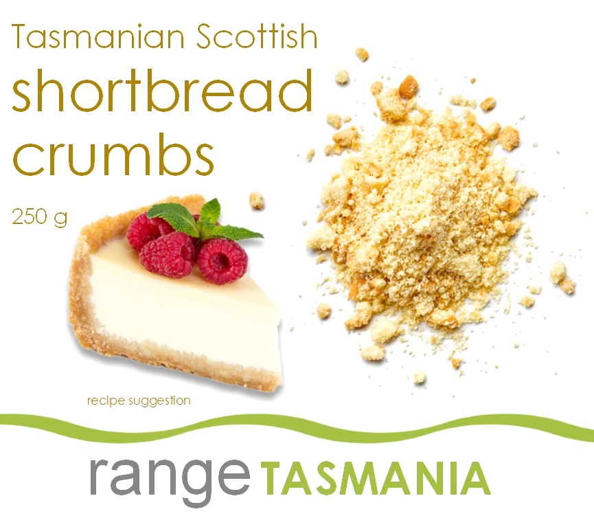 Tasmanian Scottish shortbread crumbs - 250g