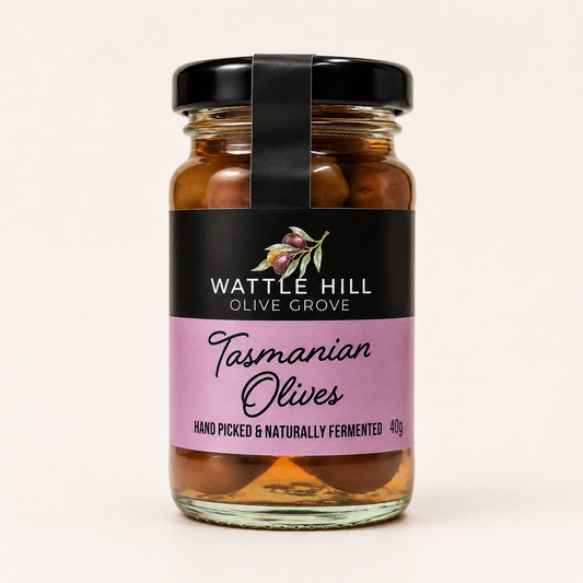 Wattle HIll Tasmanian Table Olives - 40g