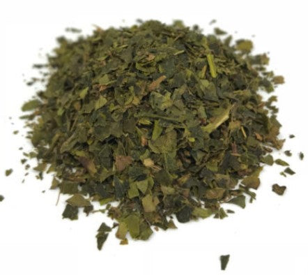 a pile of loose Tasmanian grown green tea by the art of tea Tasmania