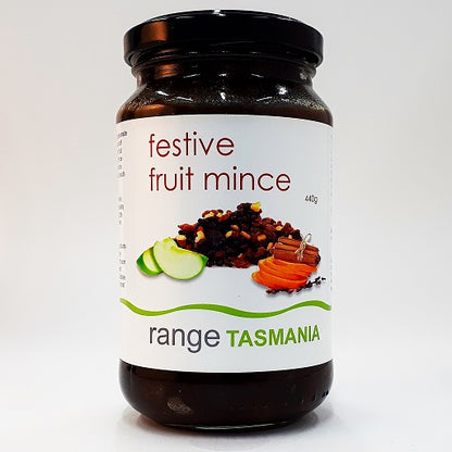 a jar of range Tasmania festive fruit mince