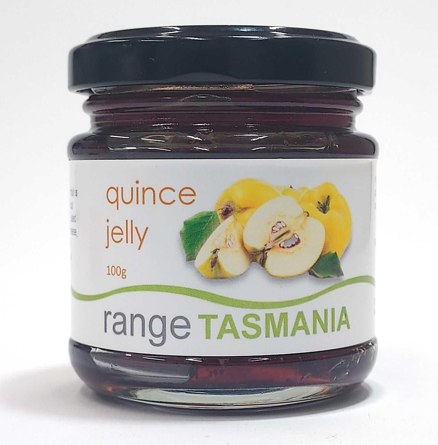 a 100 gram jar of range Tasmania quince jelly