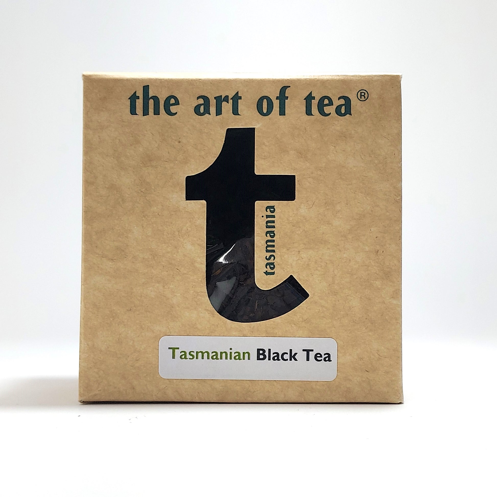 a small box of Tasmanian black tea grown by the art of Tea Tasmania